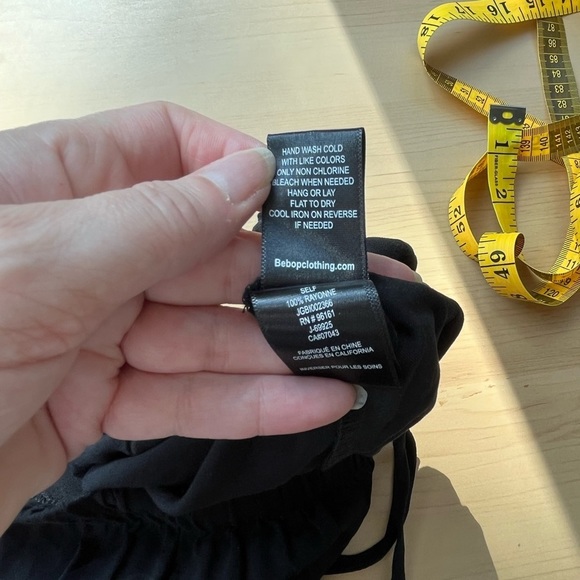 BeBop harem pants size Large, 100% Rayon - Picture 8 of 8